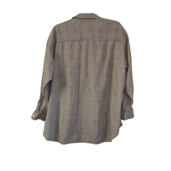 Frank & Eileen Shirley Cotton Tencel Women’s M Plaid Relaxed Buttondown Academia - Picture 3 of 13